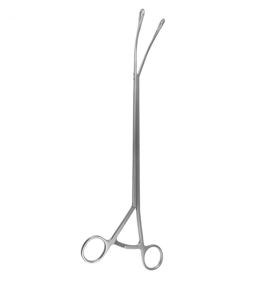13-1/2 VATS Foerster Forceps 7mm Shaft 12mm Oval Jaws