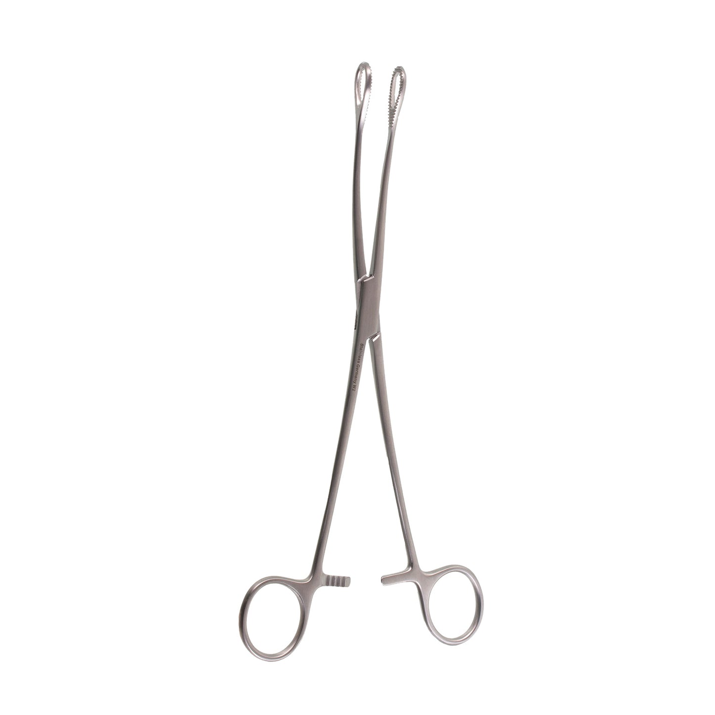 9 1/2" Foerster Sponge Forceps with Curved, Serrated Jaw