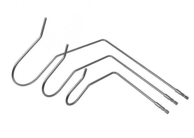 Hook Retractor Set – Small Medium Large Hex Ends 6.5mm Diameter