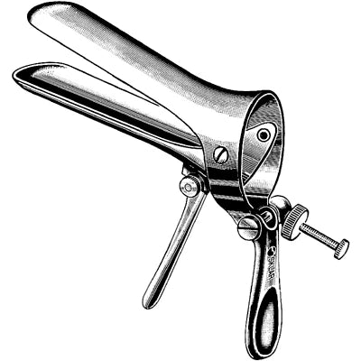 Cusco vaginal speculum Fig. 1 75x32mm with lateral screw