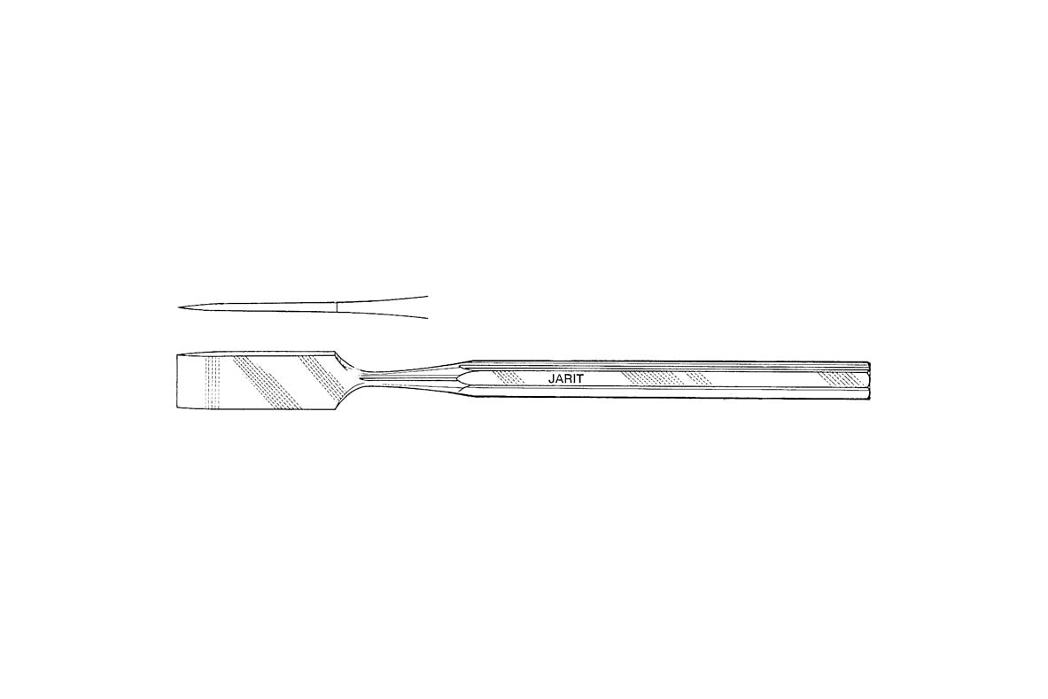 Hoke straight osteotome 14cm with 19mm cutting width