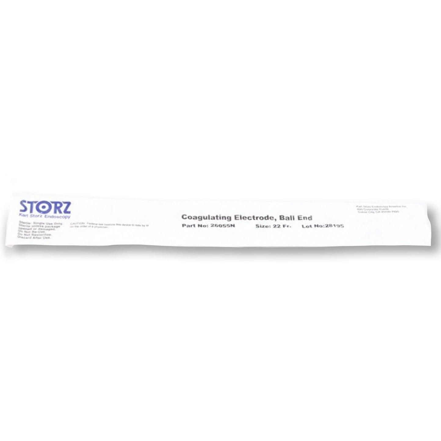 Storz Coagulating Electrode, Ball End, 22Fr