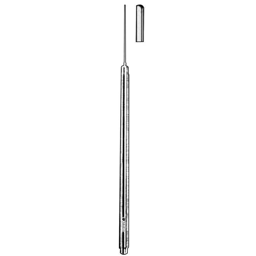 Knolle nucleus spatula 0.5mm flat straight