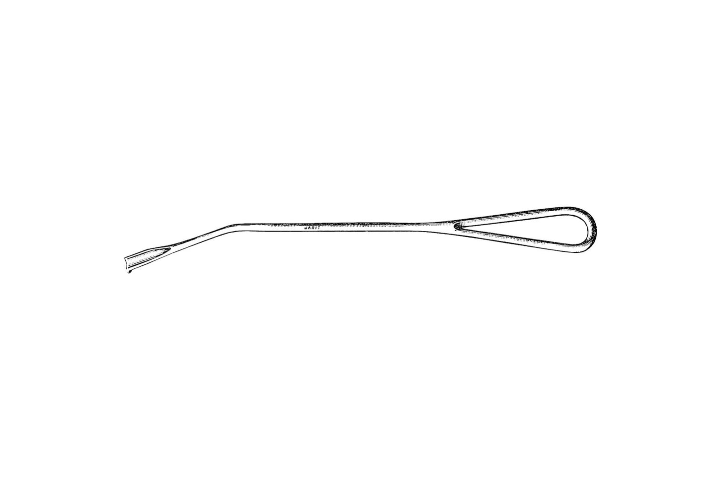 Holsher curved retractor, 24 cm