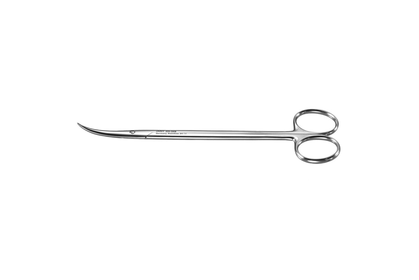 Klinkenberg-Loth curved vascular scissors, 23 cm