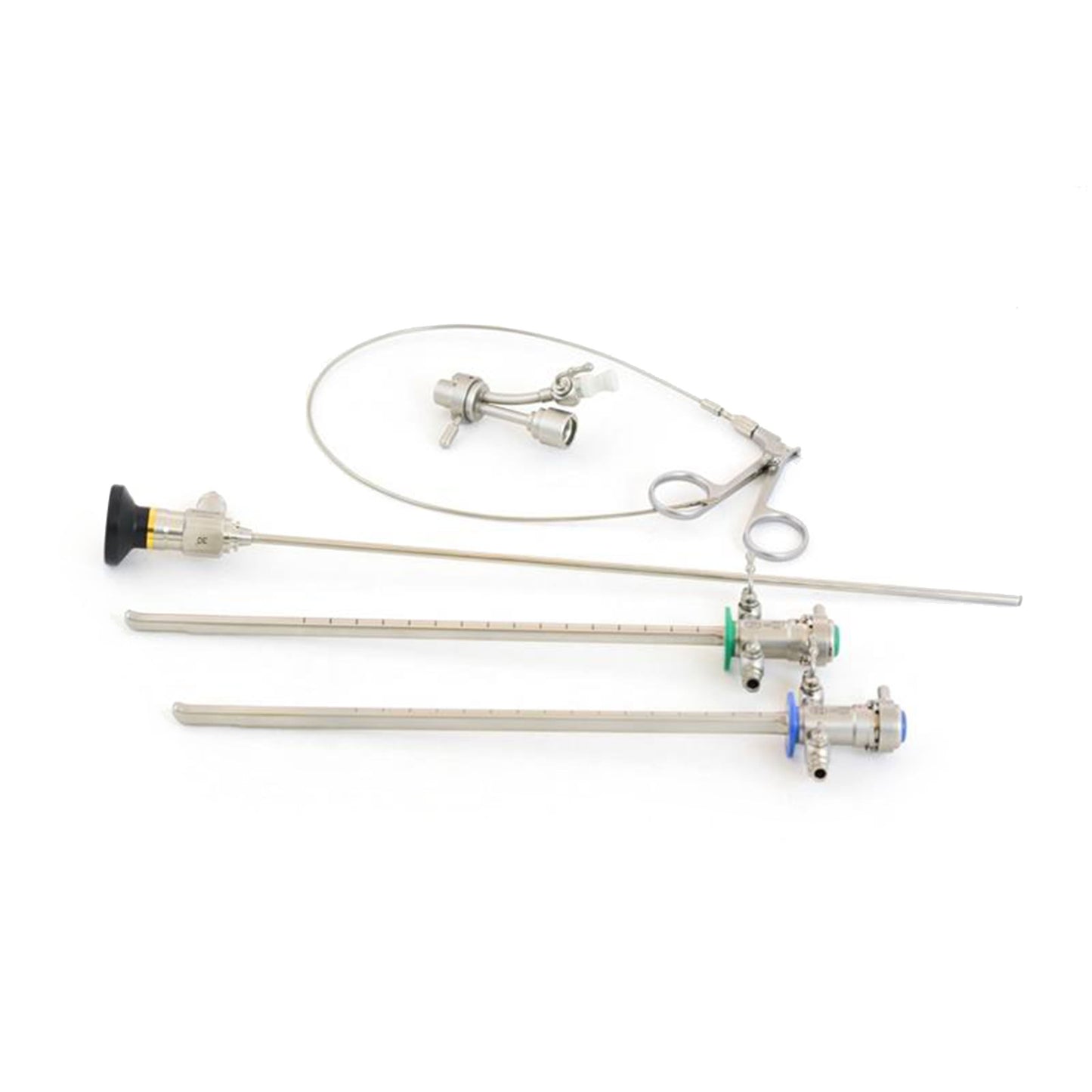 AED Office Cystoscope Set, w/ Two Sheaths, Bridge and Grasper