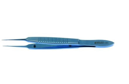 3 3/8 McPherson Tying Forceps curved shafts w/4mm plat.