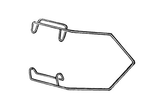 Clark eye speculum, 8cm, German surgical steel