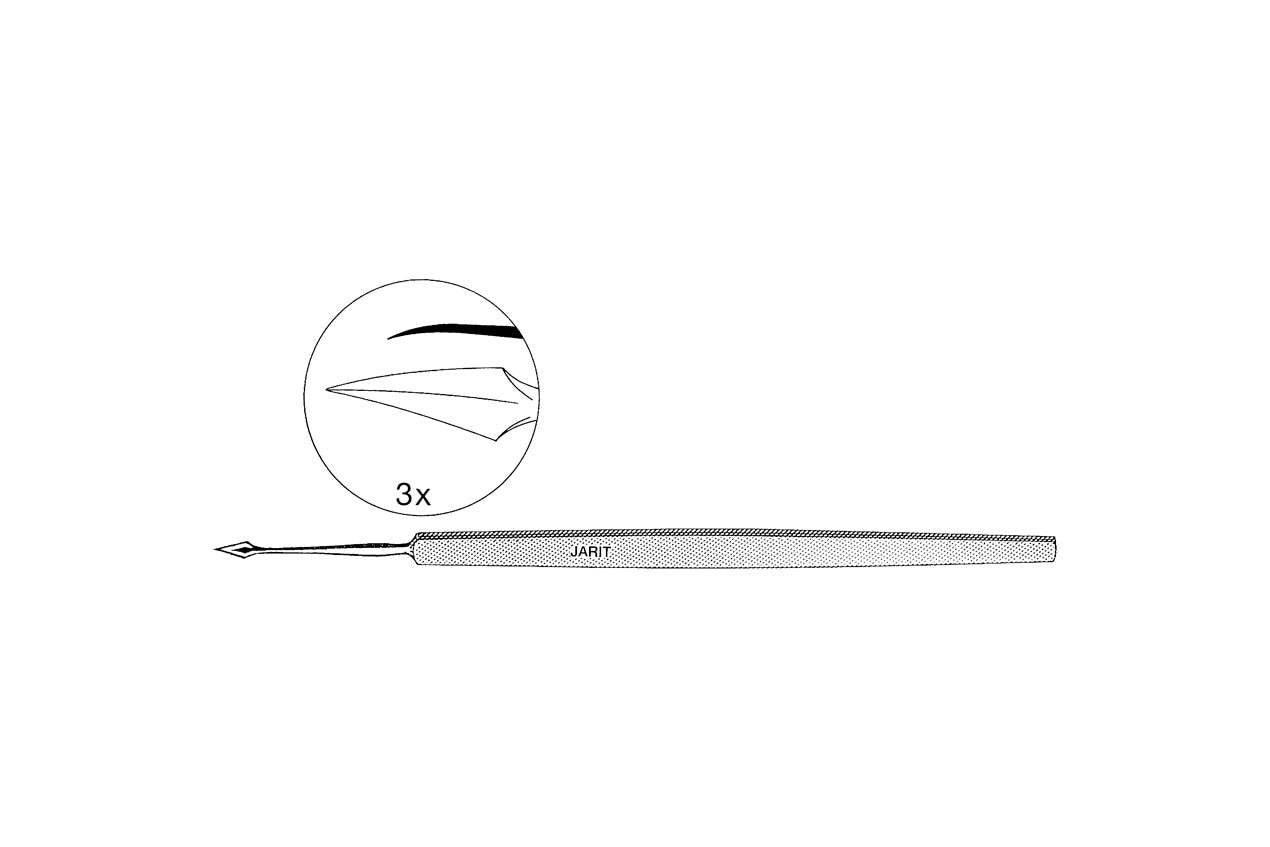 Curved foreign body needle