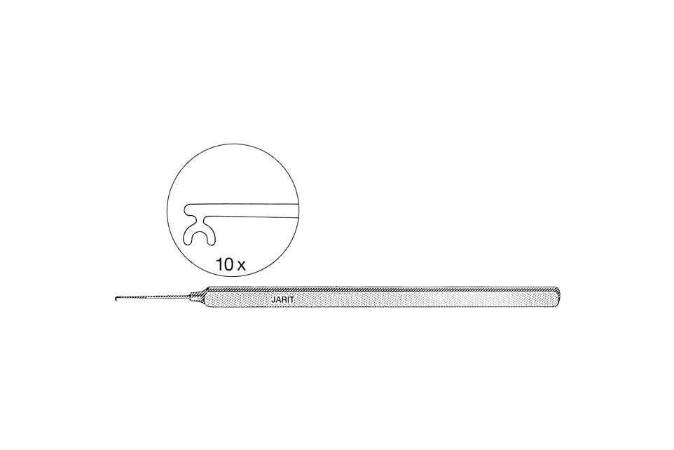 Wiener iris hook 13 cm, stainless steel