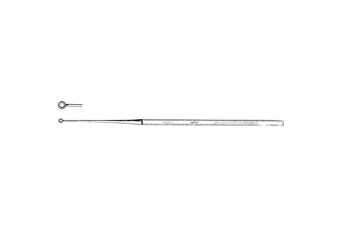 Buck curved blunt ear curette Fig. 0 to 5