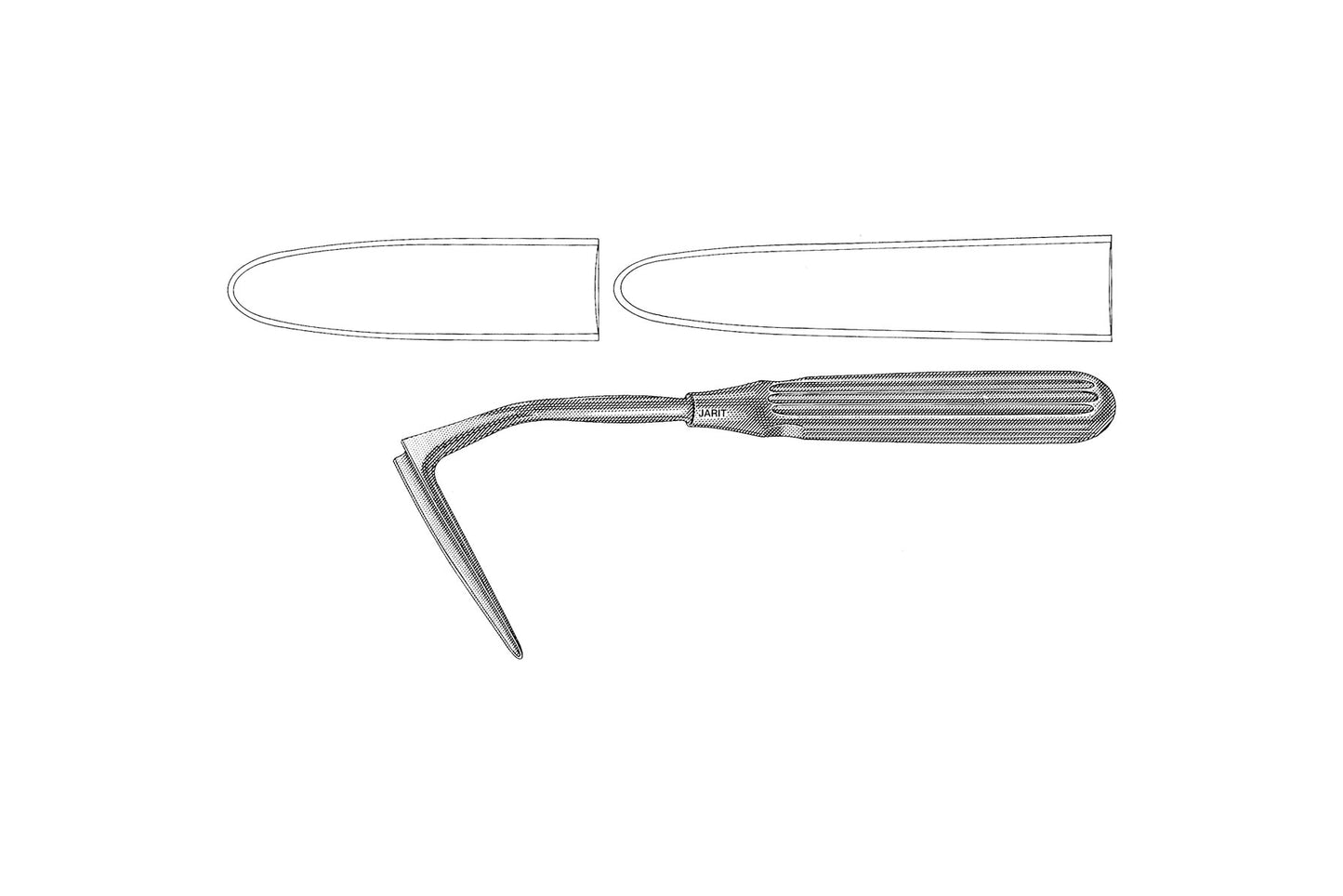 Aufricht nasal retractor, 12 cm