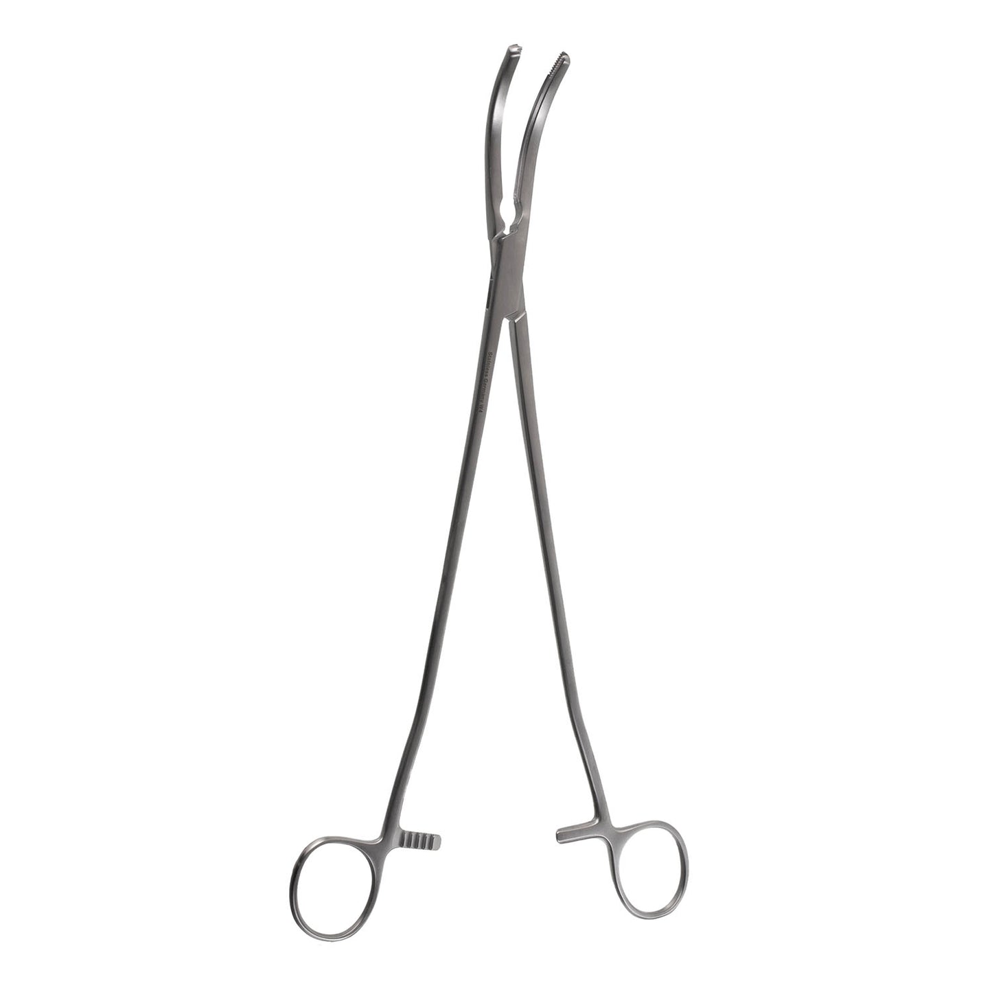 12" B-Clamp sharply curved jaw with a straight handle