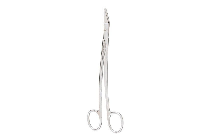 Dean tonsil scissors with smooth blades, 17cm