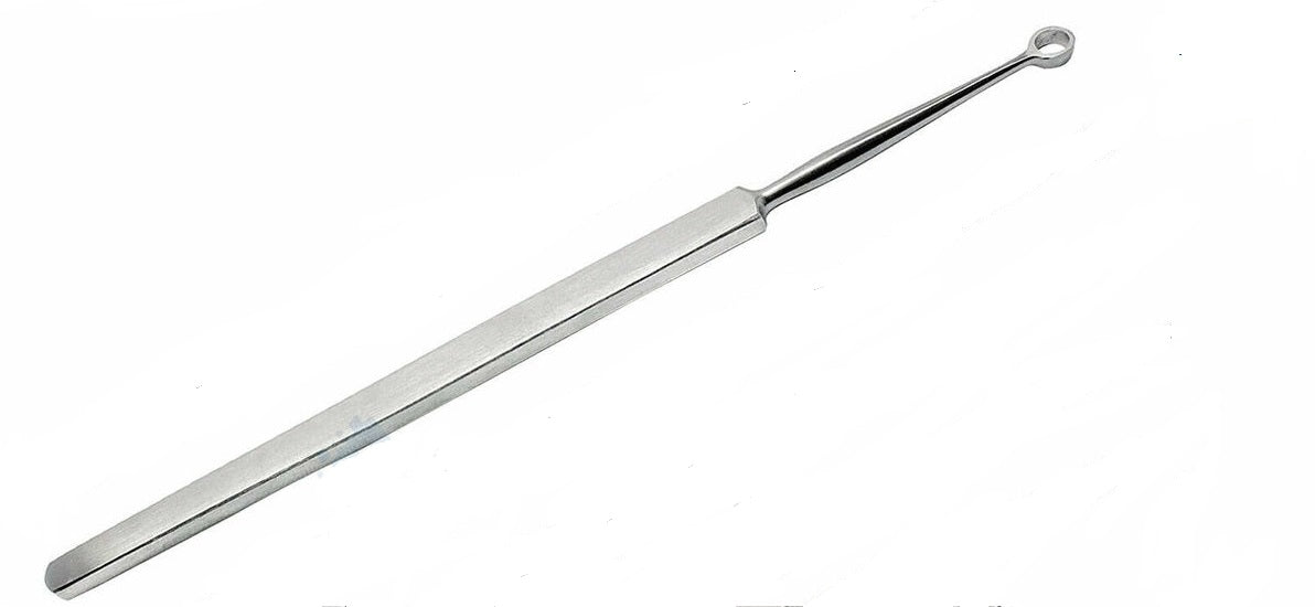 5 1/2" Fox Dermal Curette, 5mm dia.