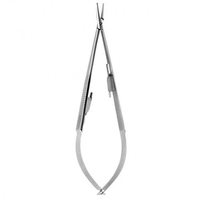 5 3/4" FineTouch Flat Handle delicate curved w/ lock