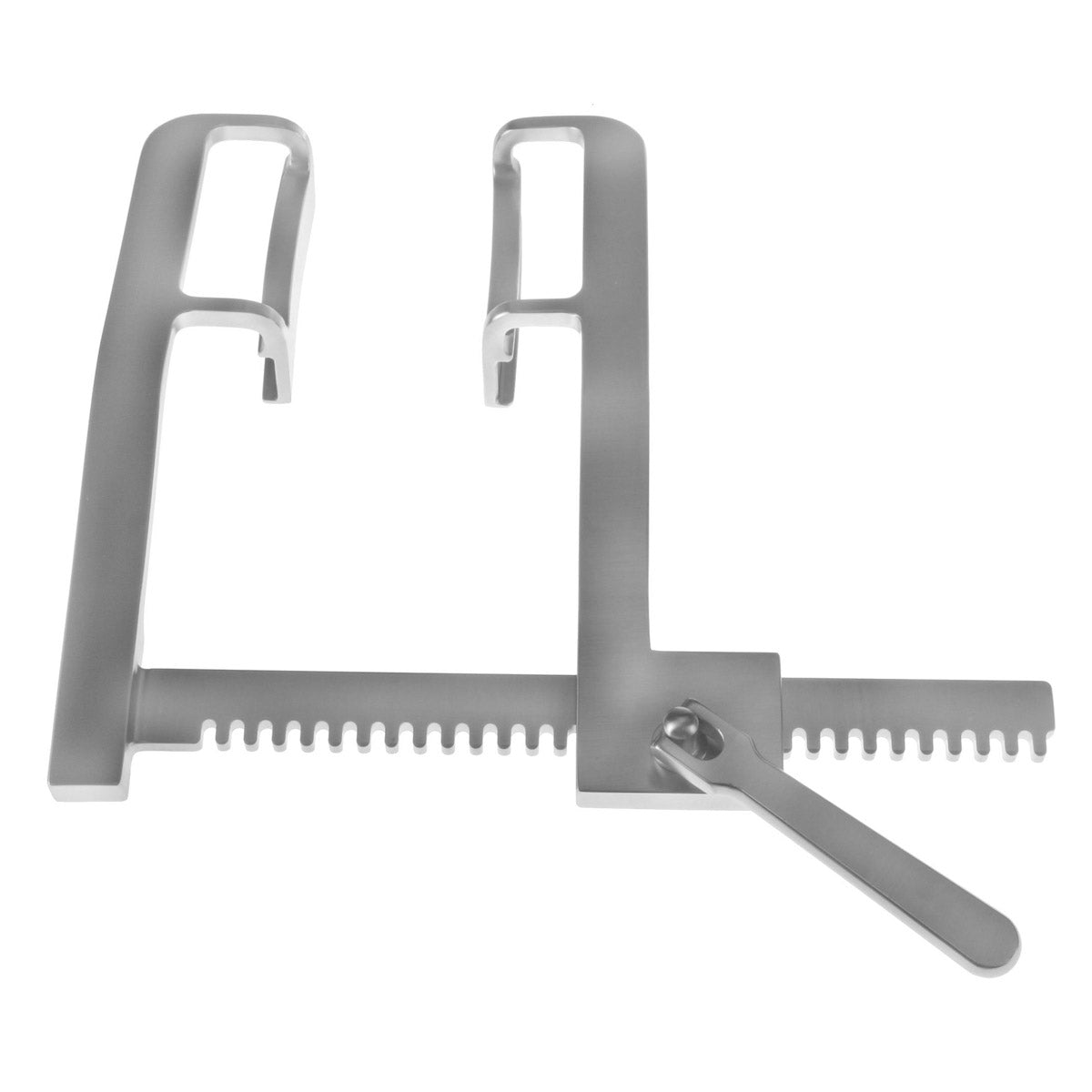 A Gerbode sternal retractor, typically used in surgical procedures to steady and precisely retract the sternum. The device appears to be made of metal and has a spread of 5 7/8 inches.