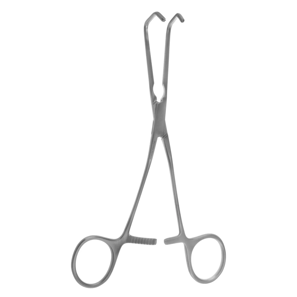 6 1/2 Reynolds Vascular Clamp teeth 85° angled large