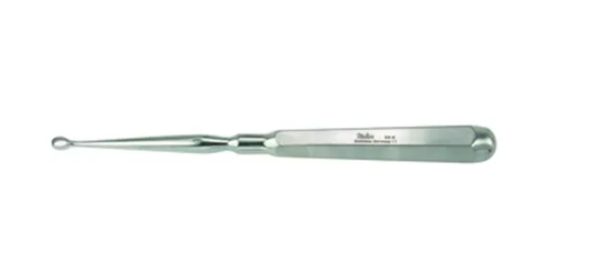 6 1/4" Piffard Dermal Curette, size 1 3mm.