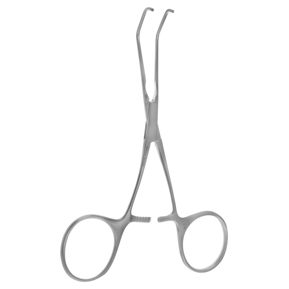 Debakey Castaneda Clamp, 1.4mm Anastomosis Jaw, Curved Handle
