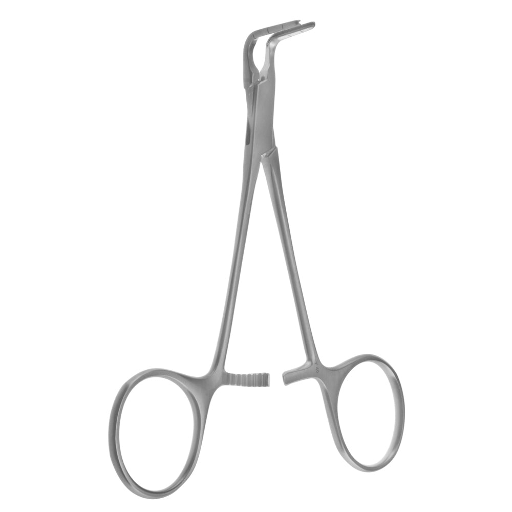 5 1/2" Cooley Occlusion Clamp – Right Angled Jaw, 17mm Jaw