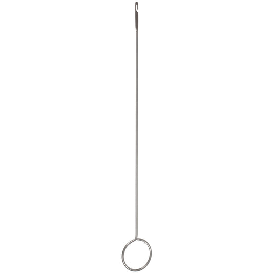 A silver-colored Rumel Tourniquet Stylet used for applying tourniquets during cardiovascular procedures.