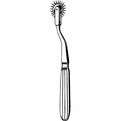 Wartenberg neurological pinwheel 19cm with rotating spiked wheel
