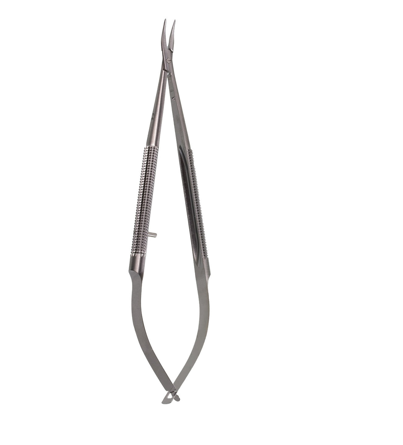 6" Micro Needle Holder, straight, no lock, 4mm tip
