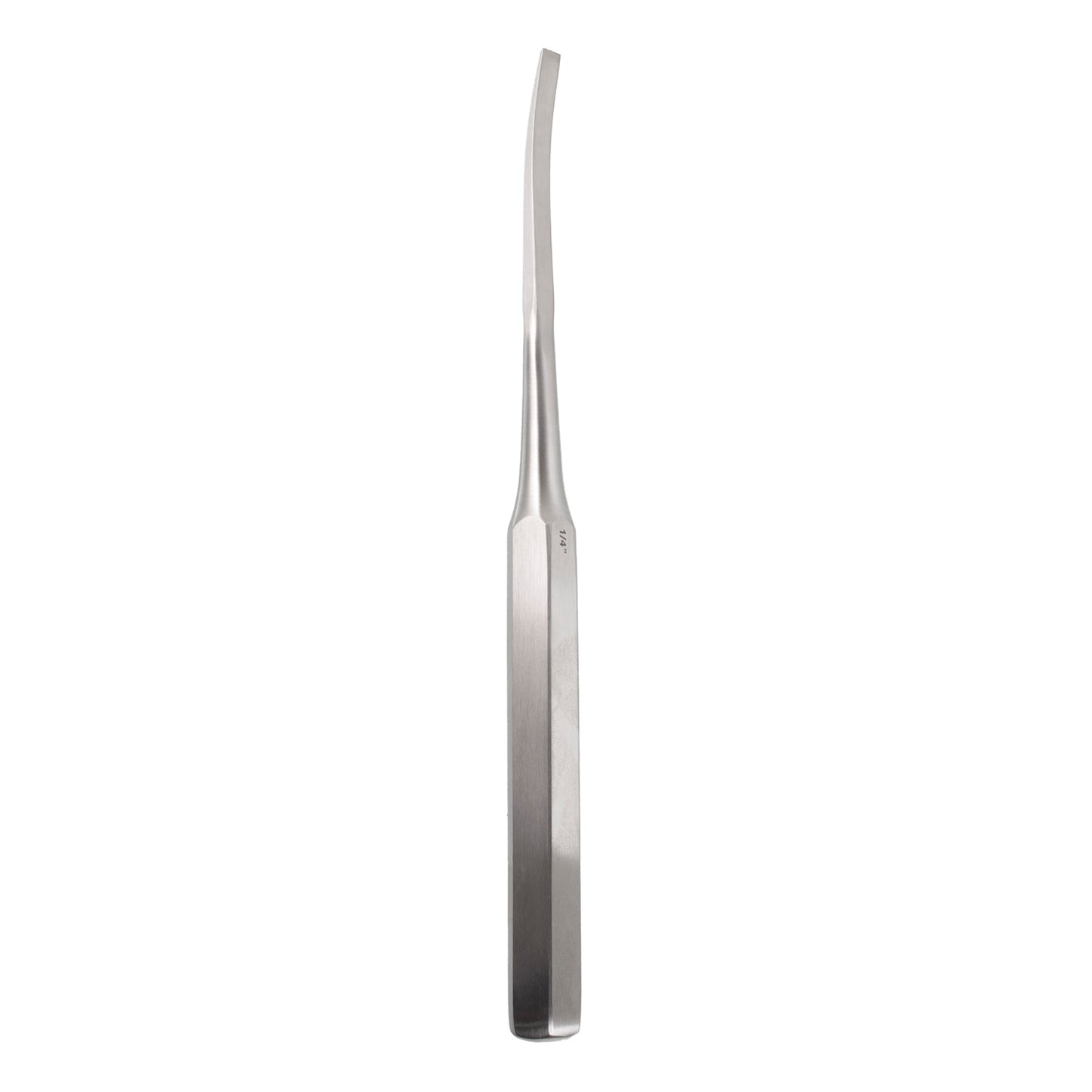 Hibbs Osteotome – 9 1/2″ curved 1/4″ wide