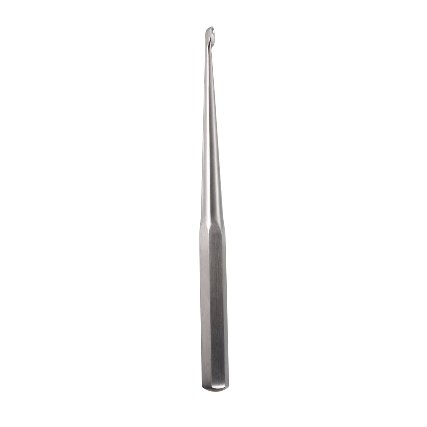 Spinal Fusion Curette – Size 6, hex handle, 9″, straight