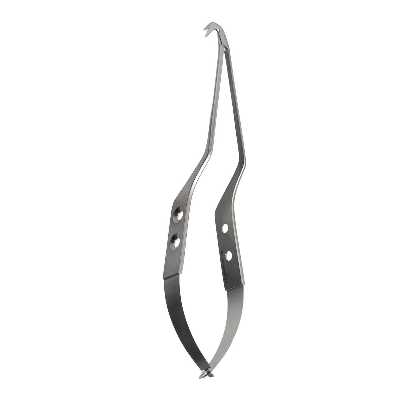 Nagel Micro Scissors, bay, 125° angled,