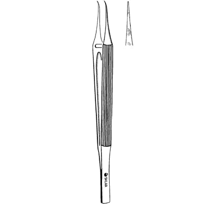 Micro suture tying forceps 140mm with 0.8mm tip