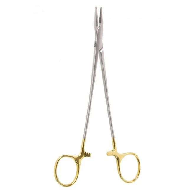 7" Crile-wood Needle Holder, Curved "GG"