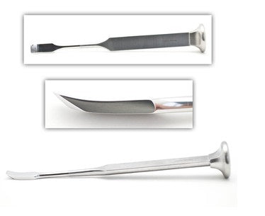 7" Special Kawamoto Osteotome with Curved 10mm