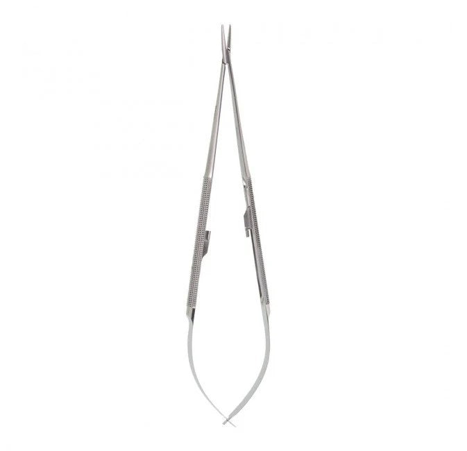 8 1/4" FineTouch Round Handle delicate curved w/ lock