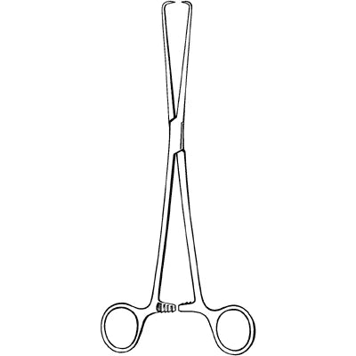 Schroeder tenaculum forceps 27cm with 3x3 interlocking prongs