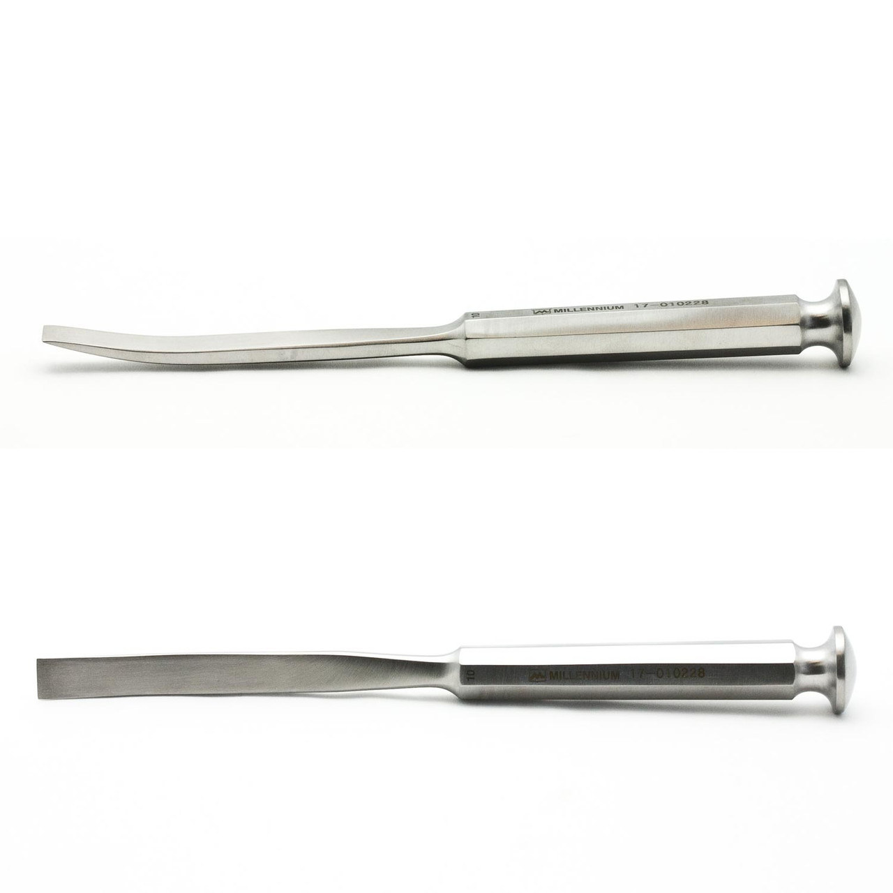 8" Tessier Osteotome, Curved 10mm