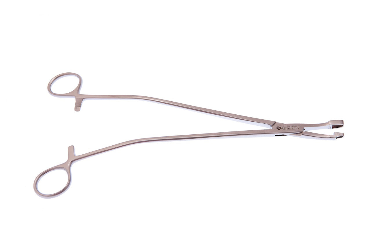9 1/2" Van Doren Uterine Forceps, S-Shape