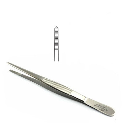 Brain Dressing Forceps (Narrowly Serrated Tips, 1mm)