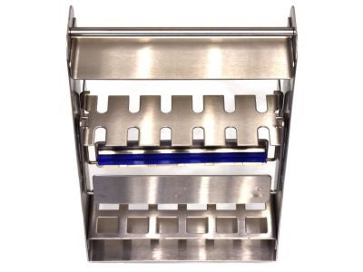 Contains 12 curettes in a 9x8x2 Bruns Sterilizing Rack