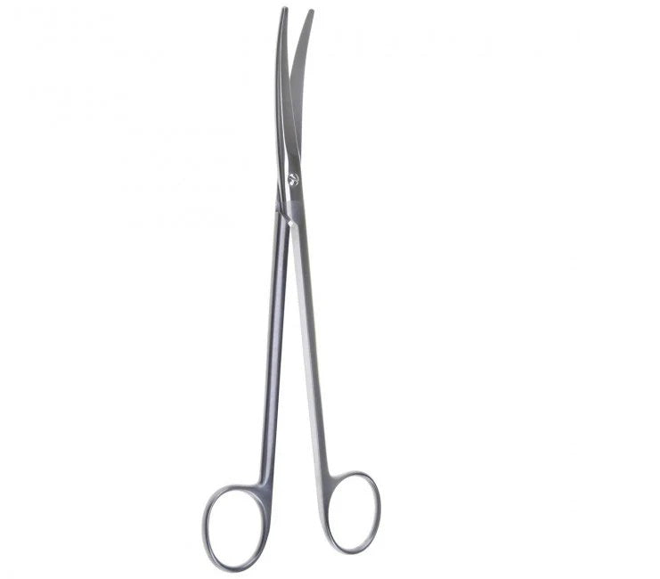 Eleven Mayo-Harrington curved scissors