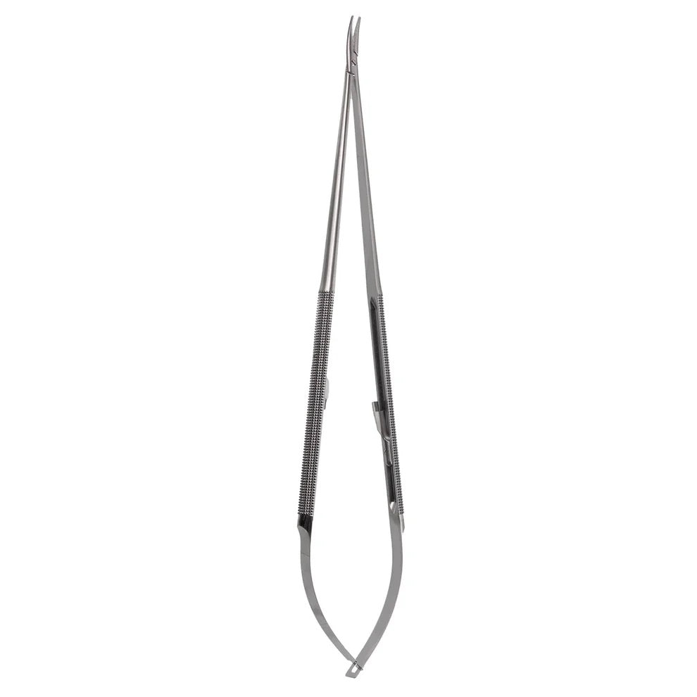 4 3/4" FineTouch Jacobson Needle Holder (Curved, Lock)