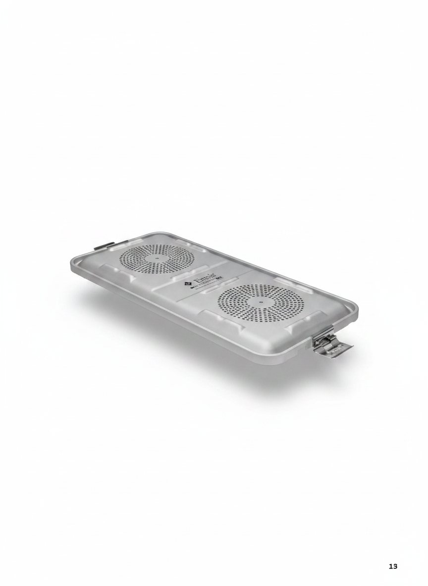 1/1 Full-Size Perforated Sterilization Container Lid