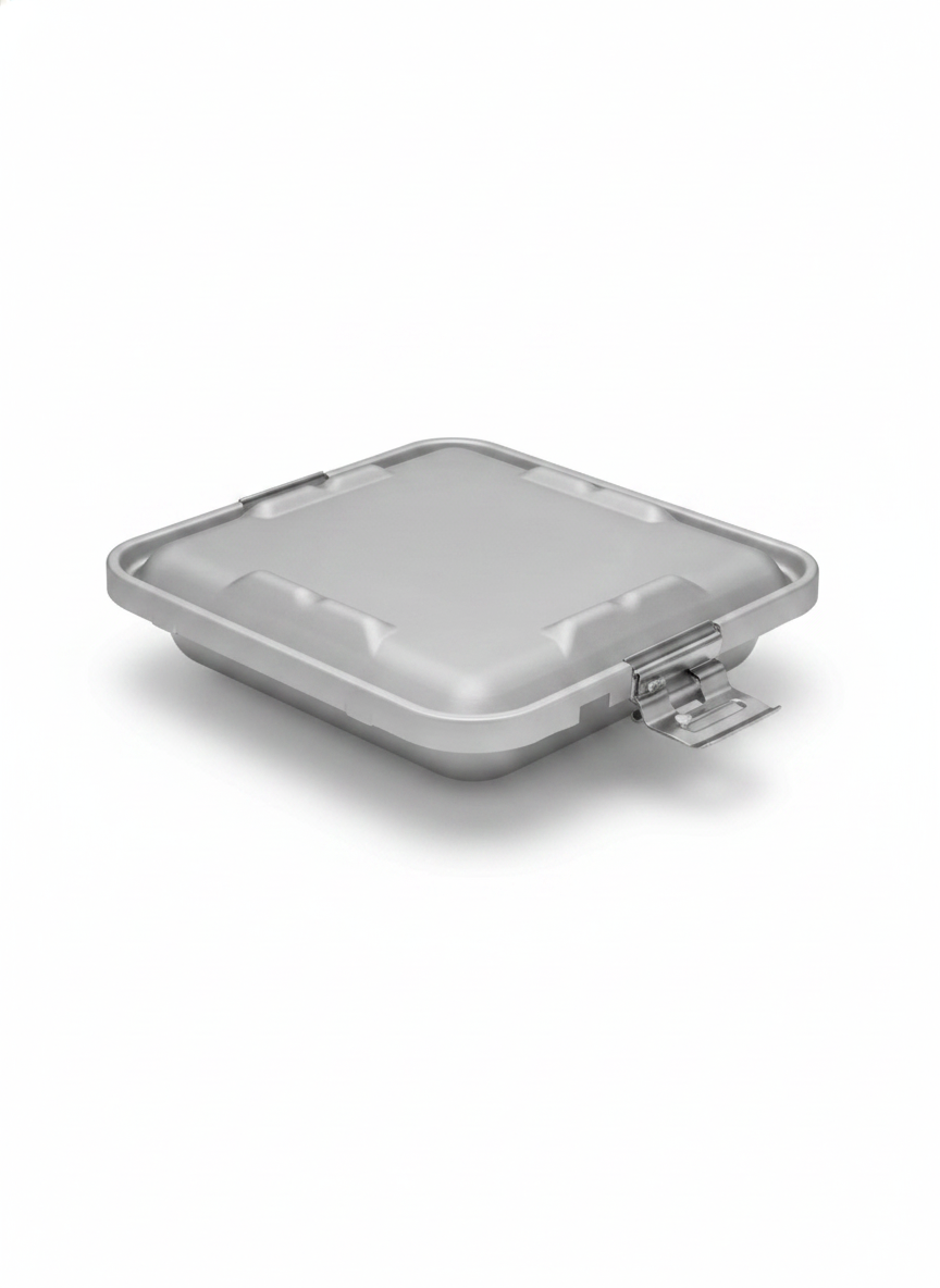 1/2 Half-Size Solid Sterilization Container Lid
