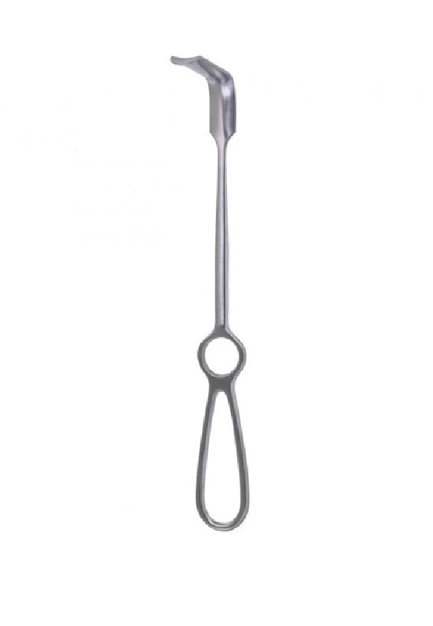 Obwegeser Soft Tissue Retractor, Curved Up, 5x18mm, 23cm