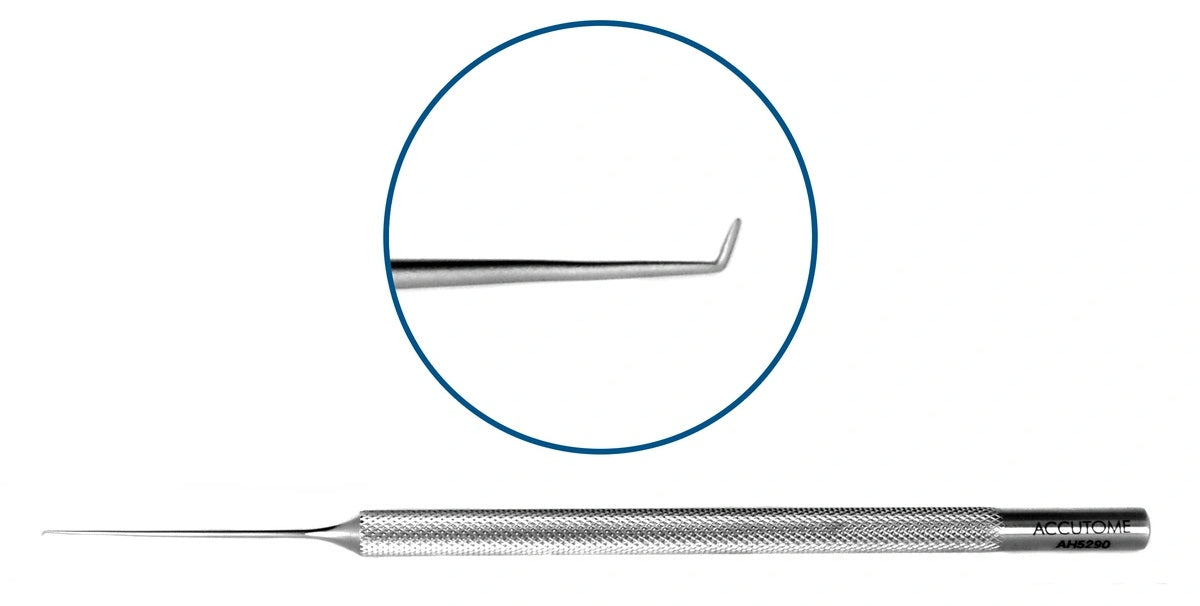 OLK Retinal Pick .5mm tip angled 110°