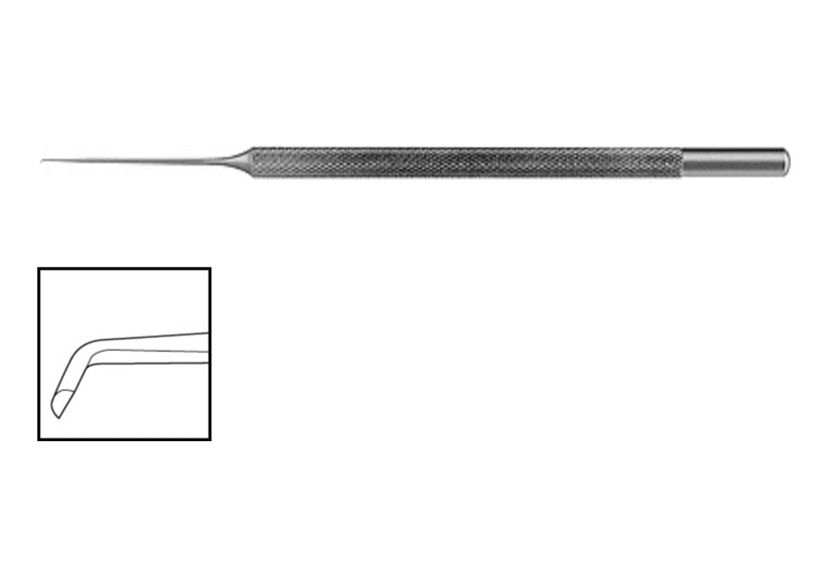 OLK Retinal Pick .5mm tip angled 130° triangular