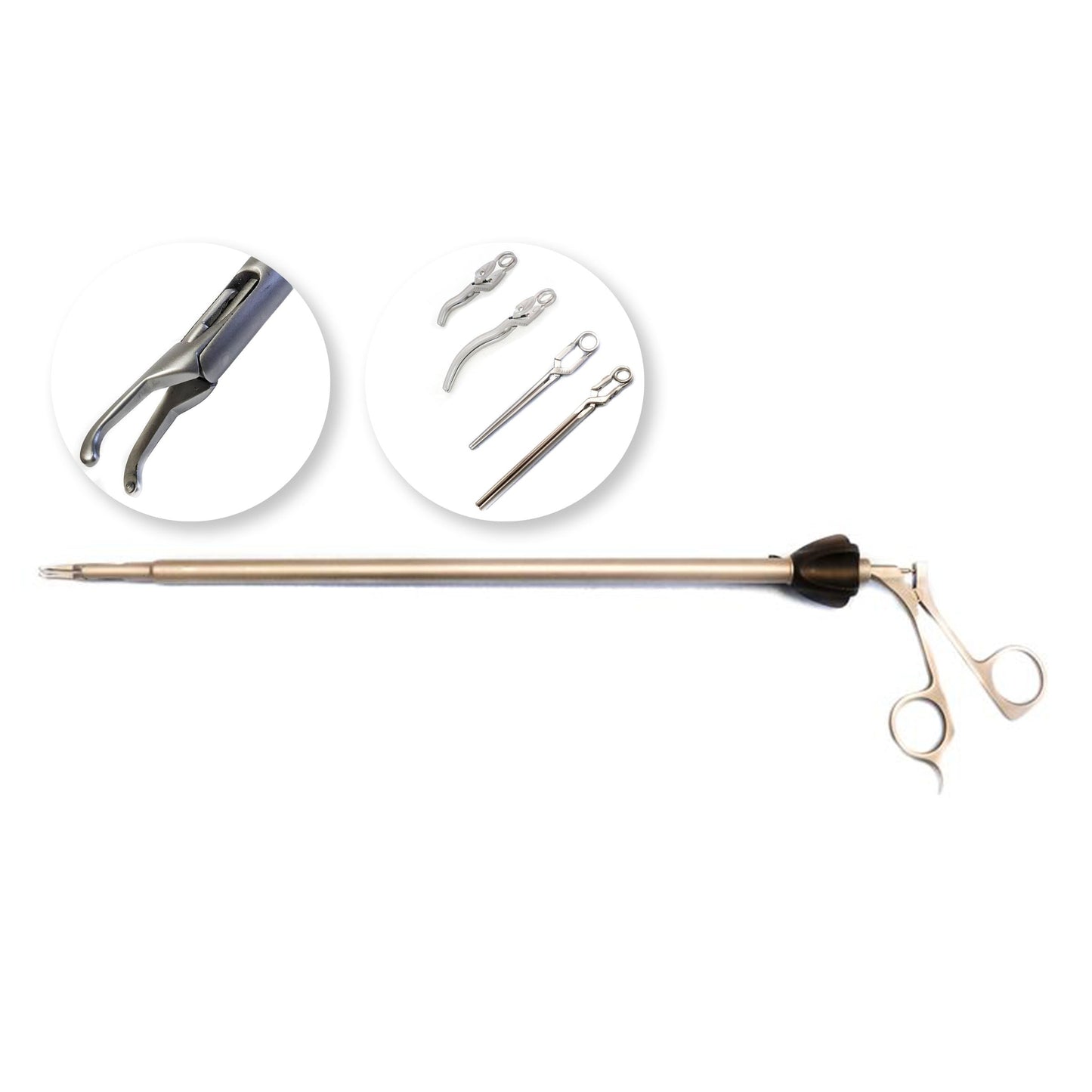 Precise Lap Articulating Bulldog Clamp Forcep, 12.5mm x 38cm