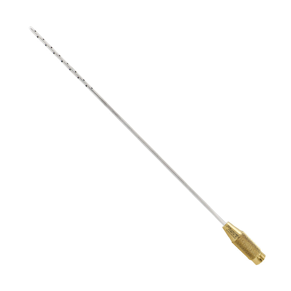 Entner liposuction cannula bayonet handle 4.0mm 30 holes 30cm