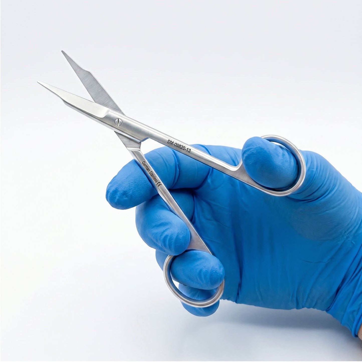 Goldman-Fox straight gum scissors 13cm with serrated blade